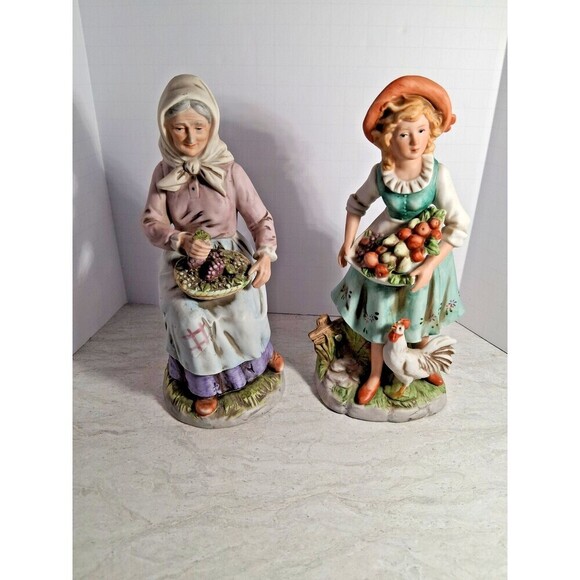 Vintage Homco   Figurine 1433 & 8881, God's Blessing's Collection's. - Picture 1 of 6